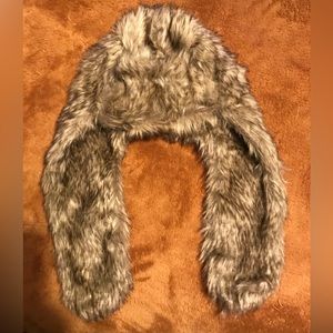 Fur  pilot hat